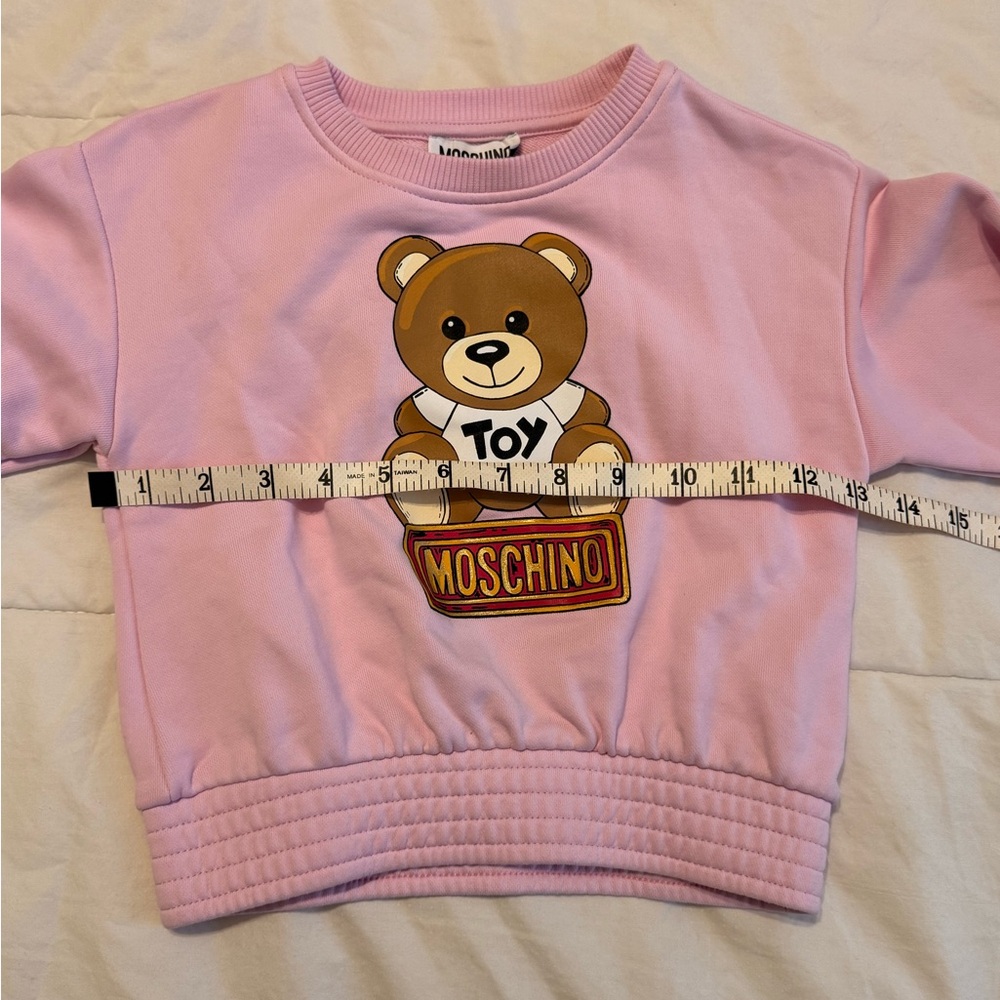Moschino Pink Teddy Bear Sweatshirt - Picture 6 of 8